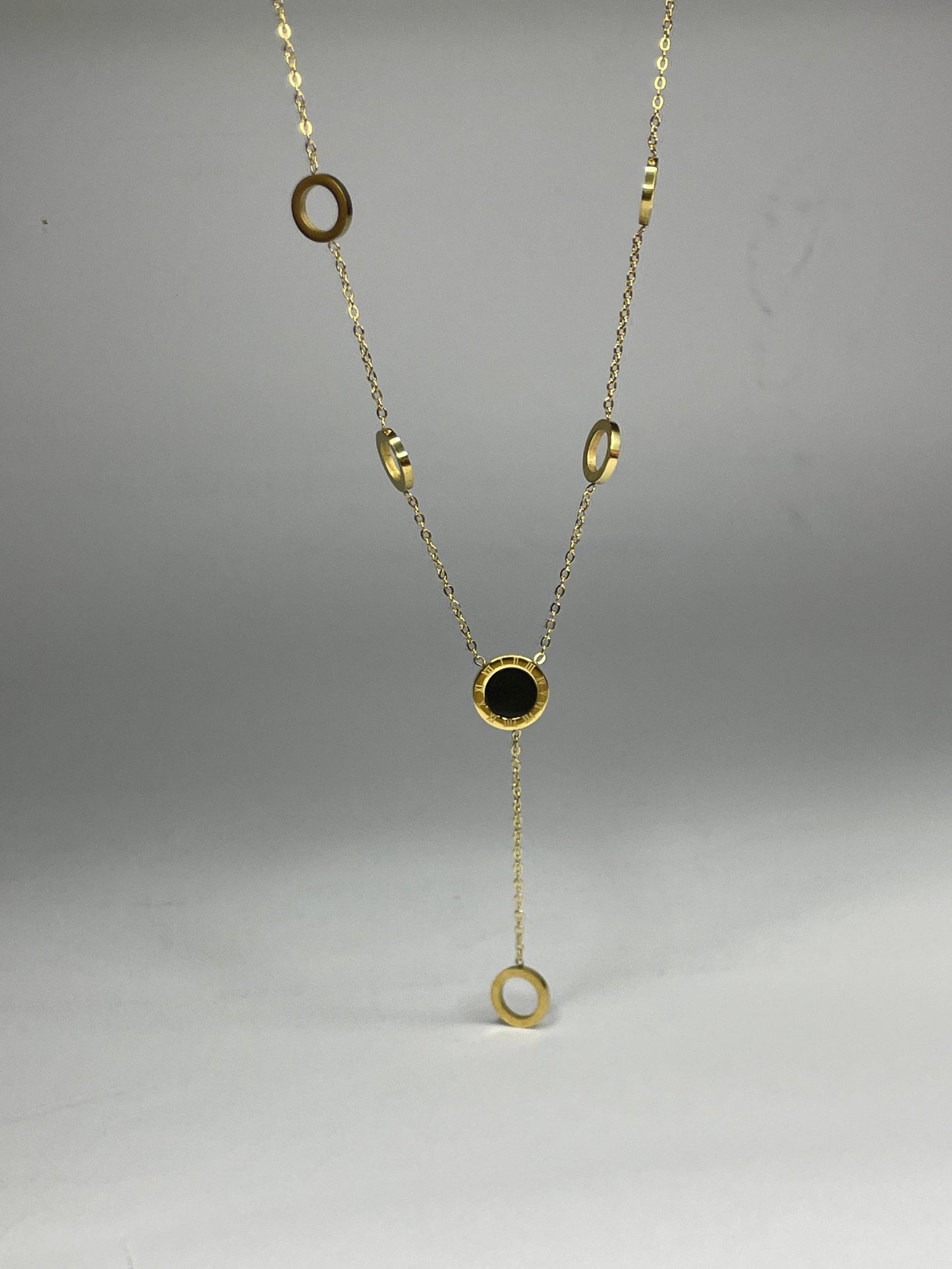 Black Roman Numeral Pendant