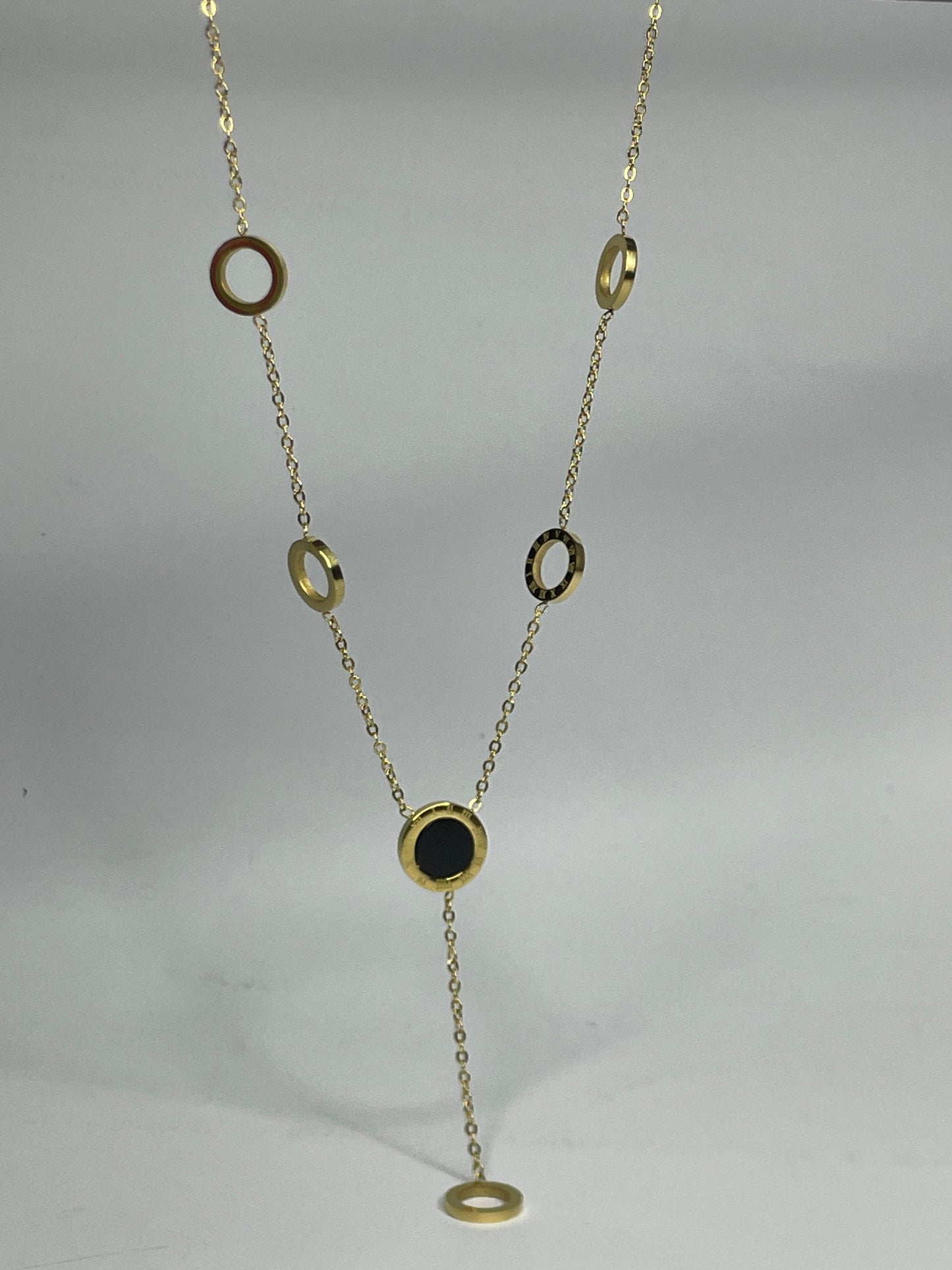 Black Roman Numeral Pendant