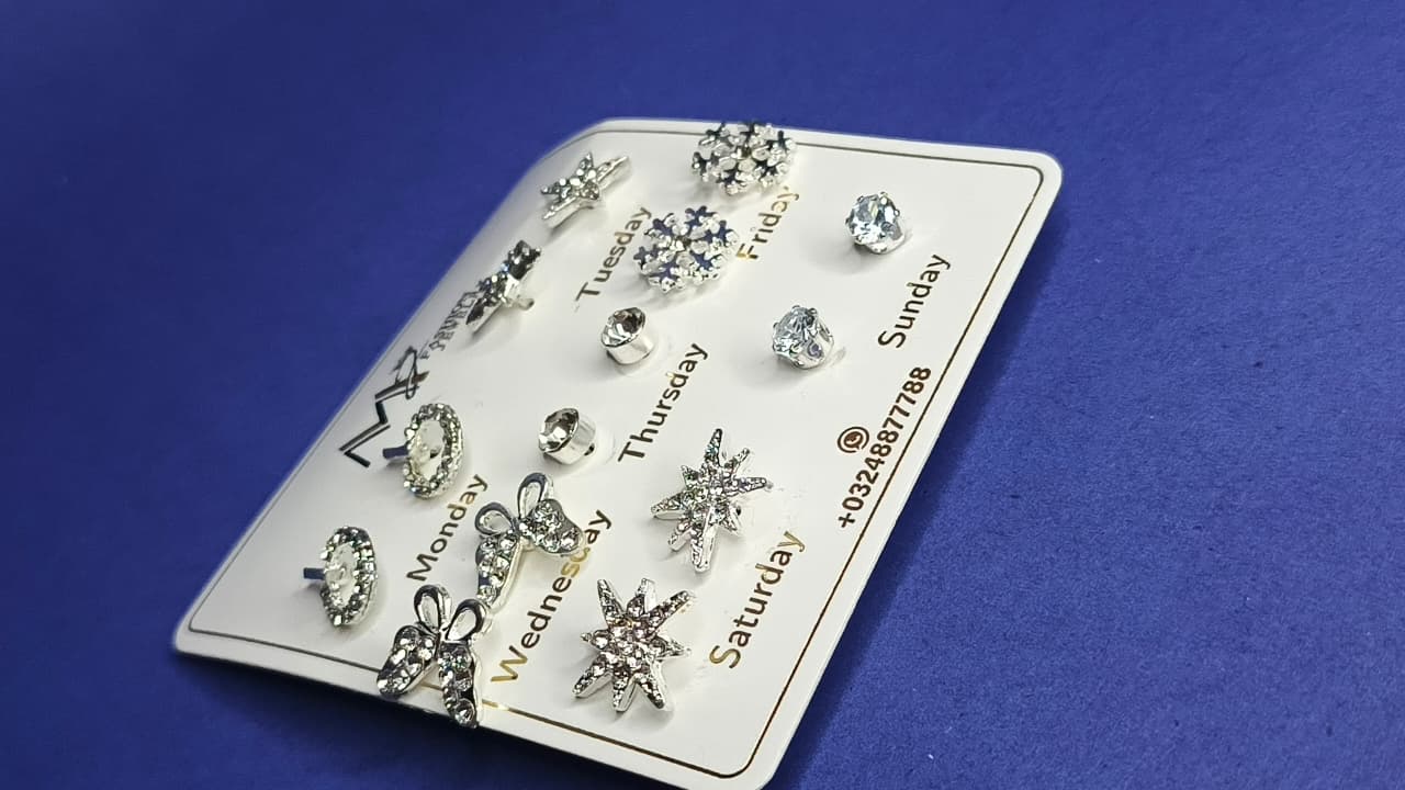 Whole Week in One Pack Earings