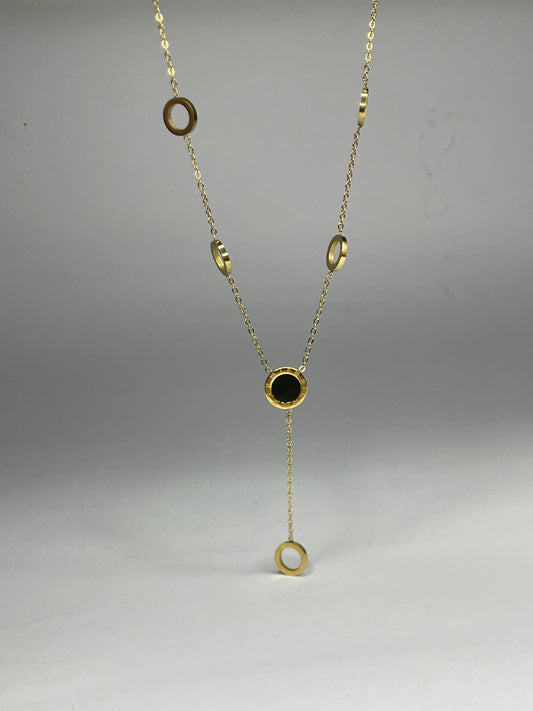 Black Roman Numeral Pendant