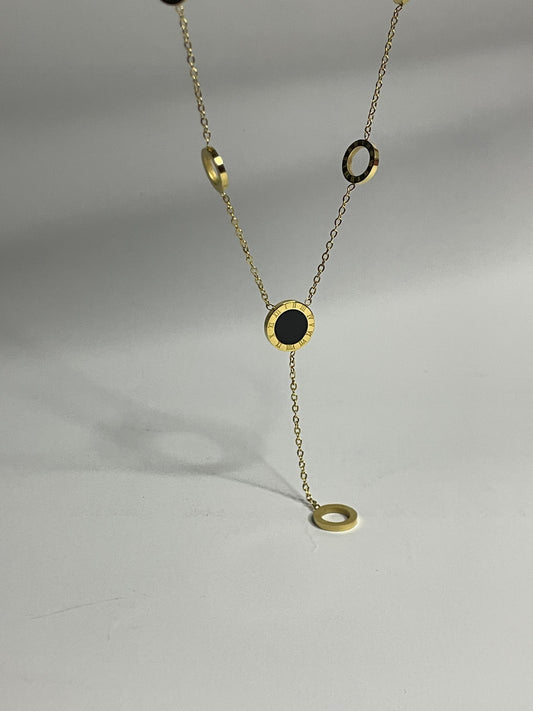 Black Roman Numeral Pendant