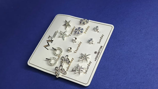 Whole Week in One Pack Earings