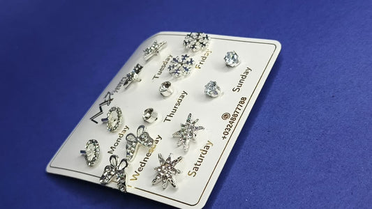 Whole Week in One Pack Earings