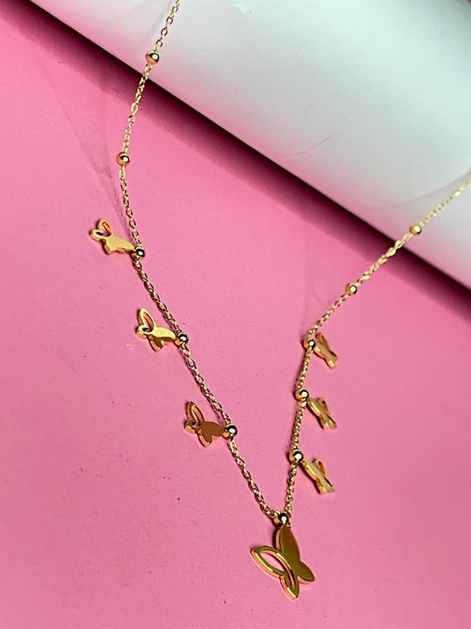 Mini Butter Flies Pendent Necklace