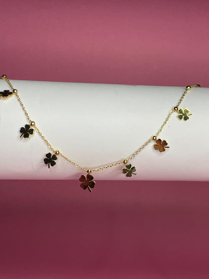 Lucky Four Leaf Clover Necklace