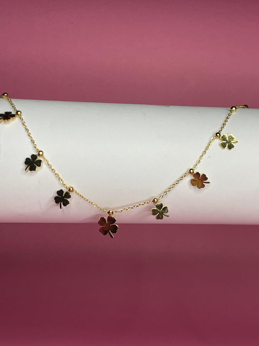 Lucky Four Leaf Clover Necklace