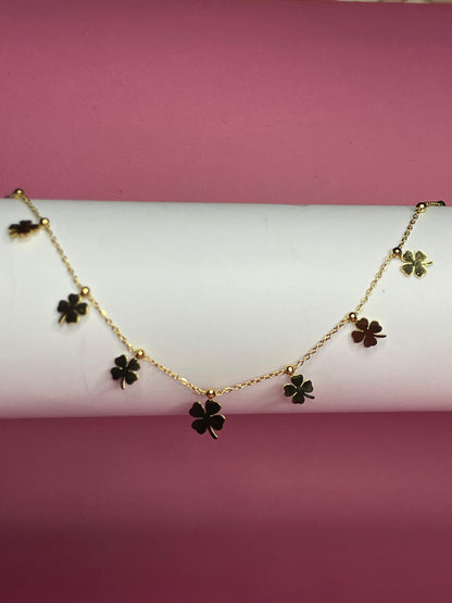 Lucky Four Leaf Clover Necklace