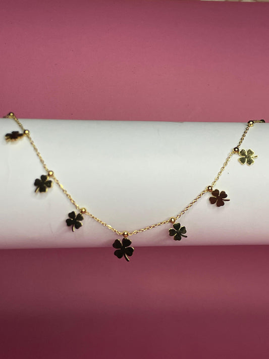 Lucky Four Leaf Clover Necklace