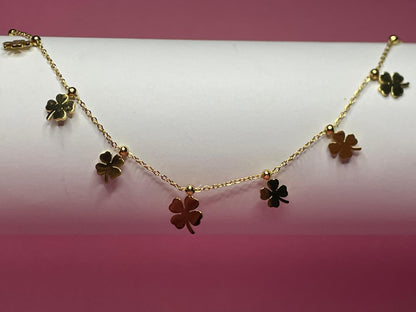 Lucky Four Leaf Clover Necklace